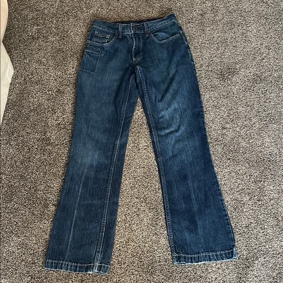 Kimes Ranch Men's Dark Blue Bootcut Jeans - Picture 4 of 5